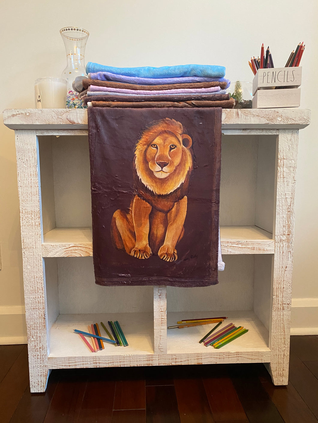 Lion Baby Blanket